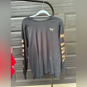 PINK long sleeve shirt with sequined detailing